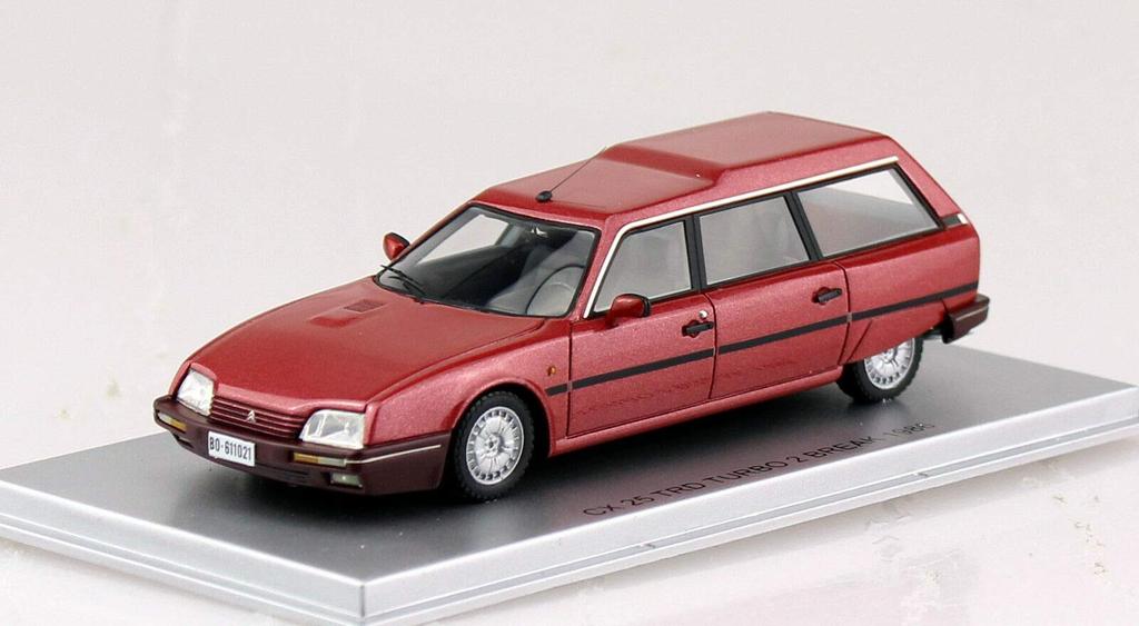 KESS Citroen CX25 TRD Turbo 2 Break 1987 M Red Finished Product 1/43