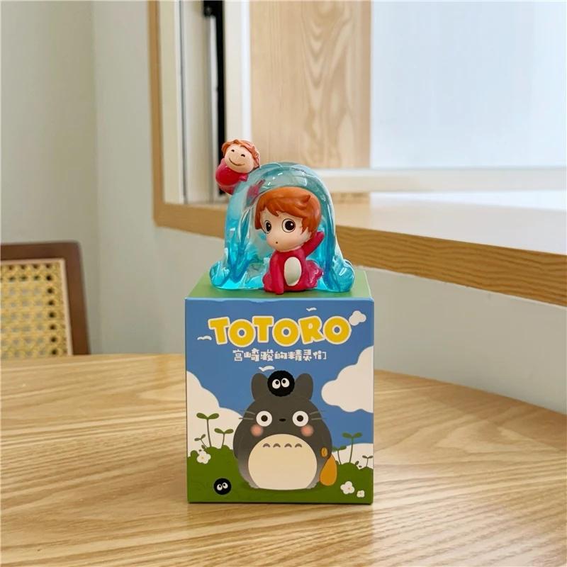 Hayao Miyazaki's Elves Mysterious Blind Box Trendy Toy Desktop Ornaments Faceless Man Surprise Box Glowing Holiday Gift