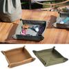 Portable Camping Gadgets Tray Foldable Oxford Storage Tray  Travel Desktop Sundries Organizer Home Jewelry Key Organizer