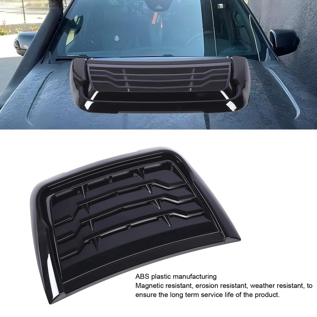 Bonnet Scoop Vent Hood Sturdy Bonnet Vent Hood Air  Trim Cover Weather Resistant for  XLT XLS XL 2015-2025
