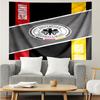 Football club logo Tapestry for Bedroom Aesthetic Classroom Tapestries Wall Hanging for Living Room Dorm Office,Ideal Creative Gift
