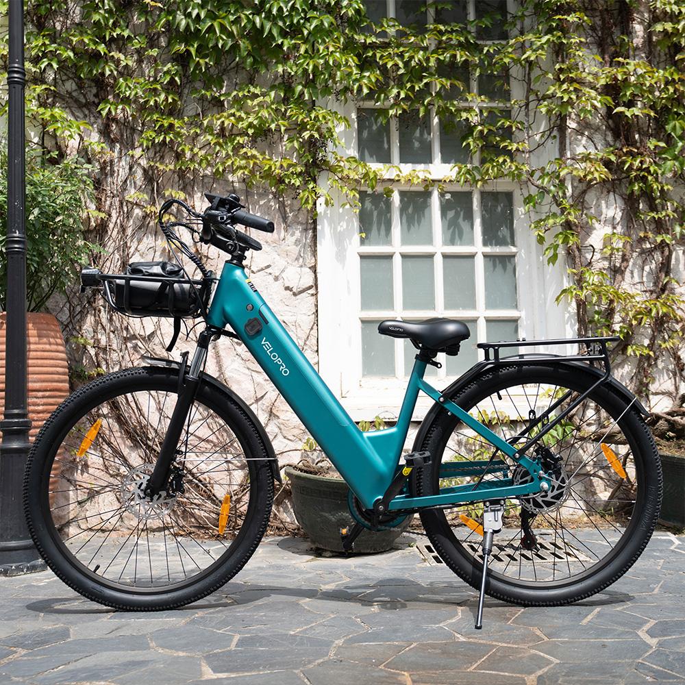 Velopro C1 Pro Elektrofahrrad 27,5" Reifen 250W Motor Stadtrad 648Wh Hydraulische Bremsen 7 Gänge Maximale Zuladung 150kg