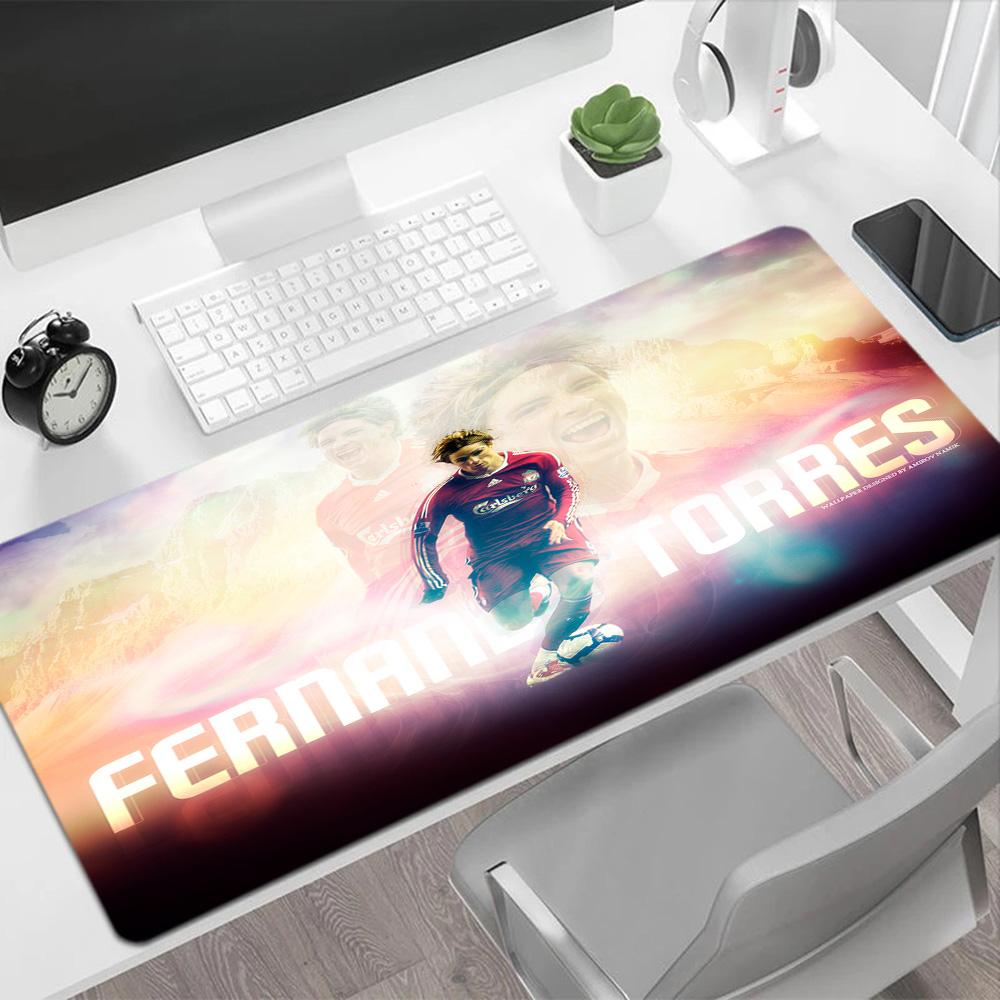 Football Player Celebrates Victory Large Mouse Pad Gamer Mousepad Study Desk Mat Non-Slip Rubber Base Office Desk Accessory