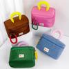 High-Capacity Cute Contrast Color Waterproof Cosmetic Bag for Women