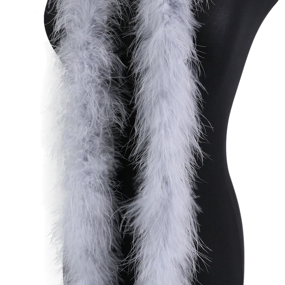 20G Měkké Marabu Peří Boa Pro Šperkařské Řemesla Doplňky Svatba Party Dekorace Pódiové Rekvizity Nadýchané Krůtí Peří