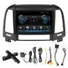 9in 2Din GPS Navigation MP5 Player Multimedia for Android 9.1 Fit for Hyundai Santa Fe 06‑12