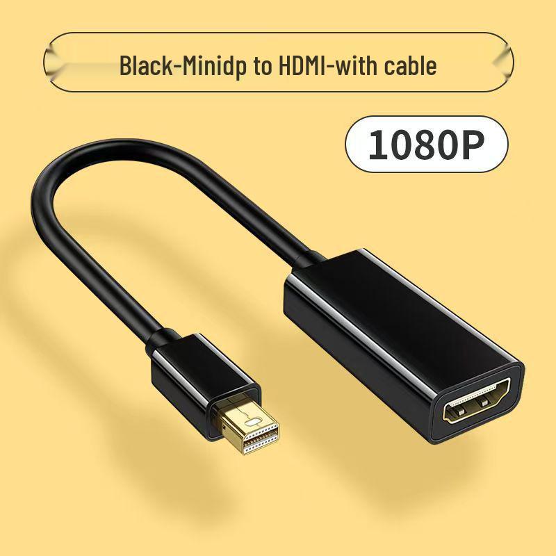 4K MiniDP to HDMI Adapter Cable: Connect Laptops to Monitors/Projectors