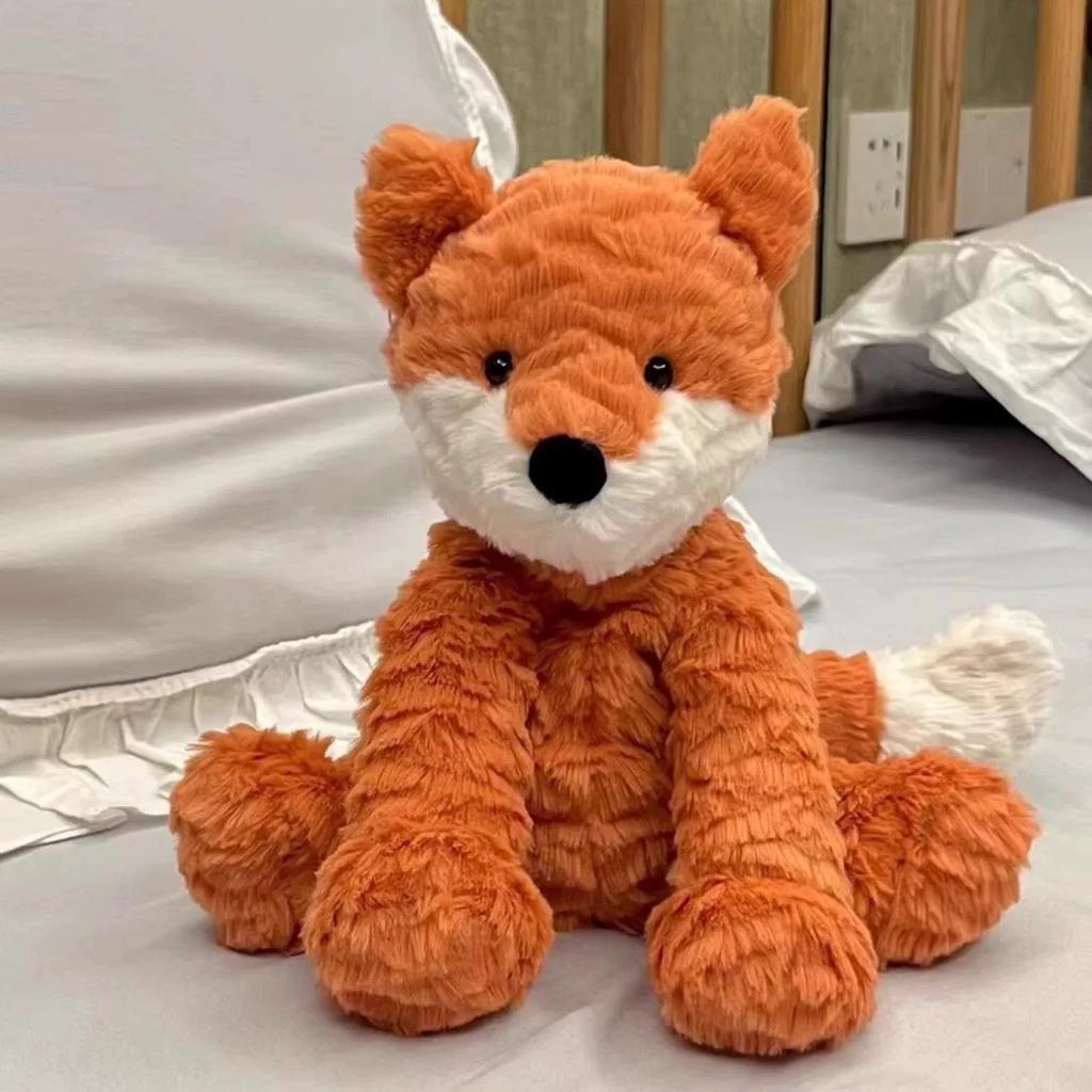 New Jelly Wave Fox Green Dragon Monkey Plush Cute Toy Doll