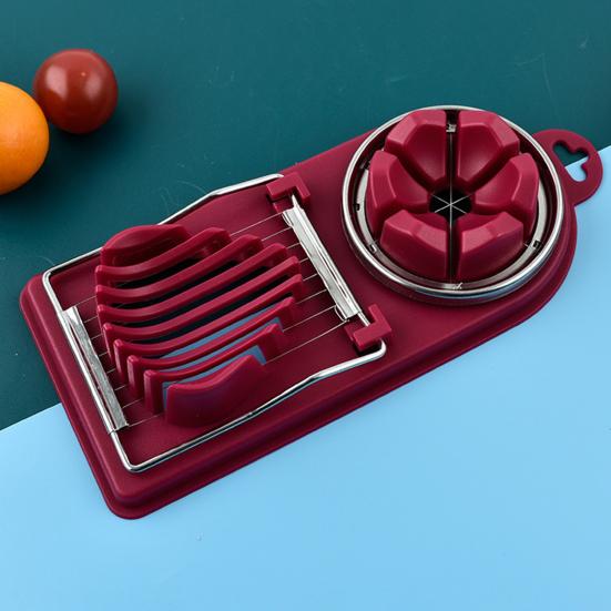 Egg Slicer Stainless Steel Salad And Sandwich Egg Cutter Fancy Splitter Egg Cutter Tool Kitchen Gadget