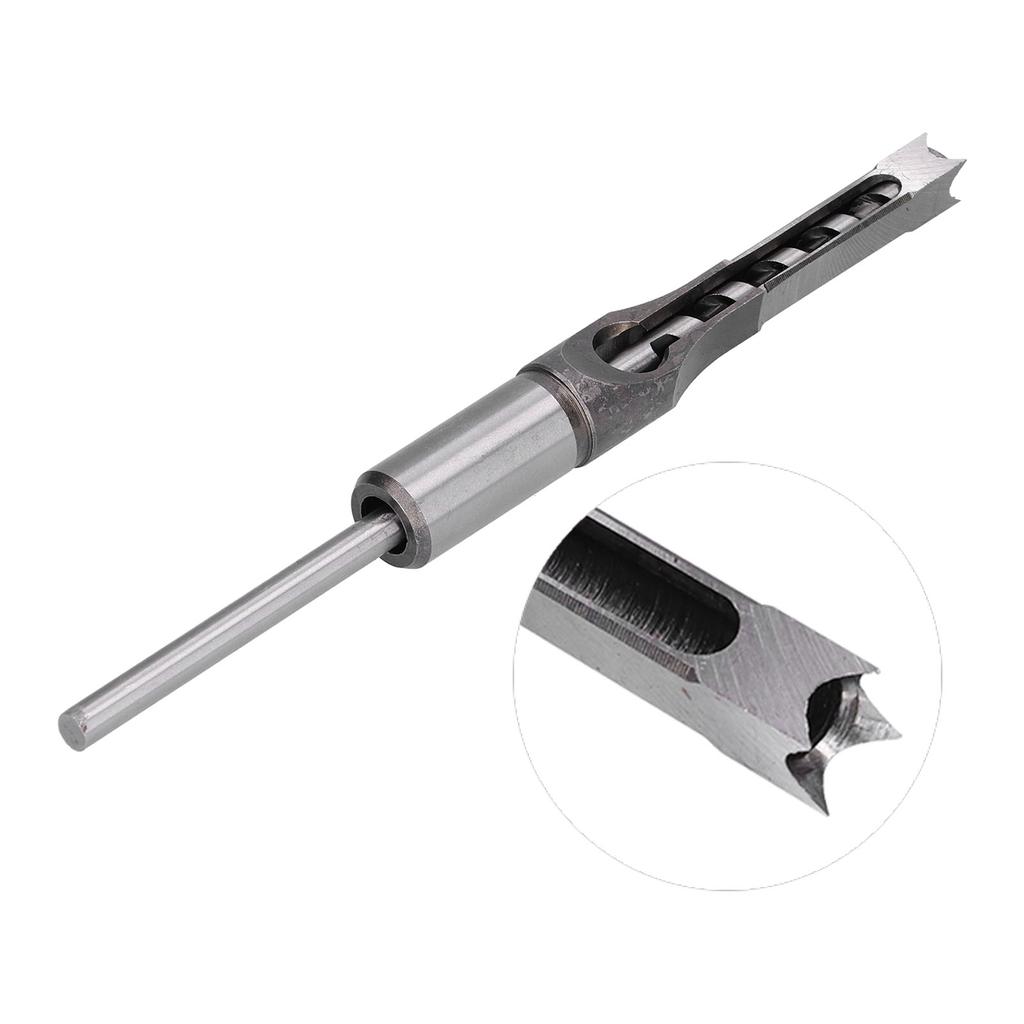 Burghiu cu gaură pătrată Oțel rapid Ascuțit Rezistent la uzură Durabil Burghiu mortezor pentru prelucrarea lemnului