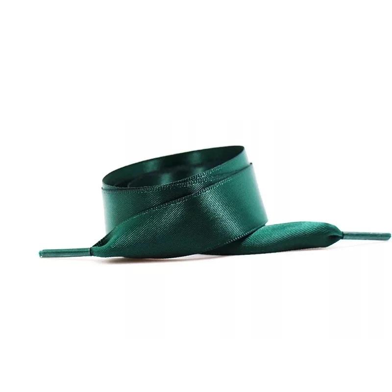 2CM Width Silk Satin Shoelaces Flat Ribbon Shoelace Women Sneakers Boots Shoe laces 22 Colors Length 80CM 100CM 120CM 1Pair