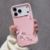 Pink Peach Blossoms Phone Case For iPhone 17 Pro Case iPhone 17 16 Pro 13 12 11 14 15 Pro Max 15 Plus Air Shockproof Soft Cover