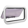 347x251mm Marine Portlight Window Rectangle Internal Opening Skylight Ventilation Hatch Window for Yacht Ship RV