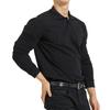 NINEZ Cotton Muscle Fit Long Sleeve Polo Shirt Nfwpkt1