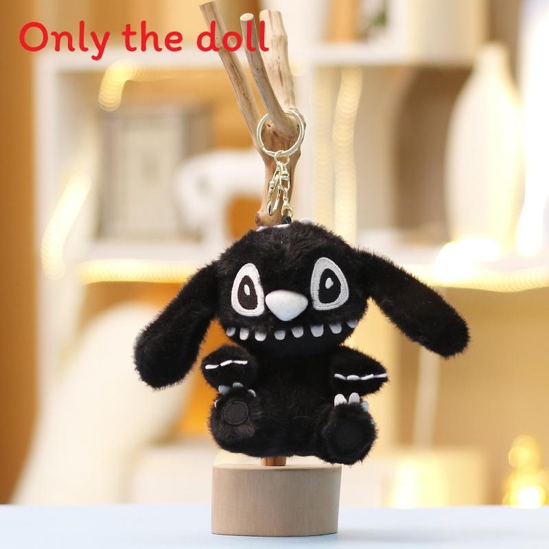 Cute Black And White Funny Face Stitch Plush Toy For Kids And Collectors