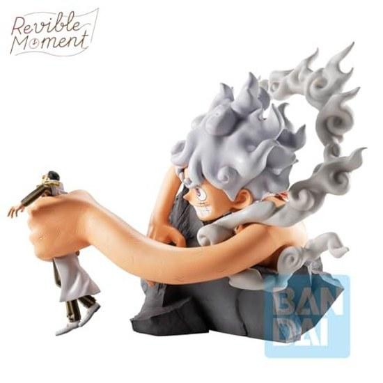 Ichiban Kuji One Piece Future Island Egghead Burst Energy Prize Monkey D. Luffy Gear 5 VS Borsalino Revible Moment