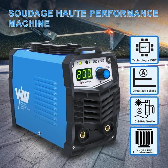 Poste À Souder À l'Arc 200A Inverter MMA VECTOR