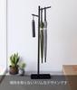 Yamazaki Tower Hanging Umbrella Stand, Black, Approx. W30 x D20 x H110cm, Slim, Easy-Drying Umbrella Stand, 4517