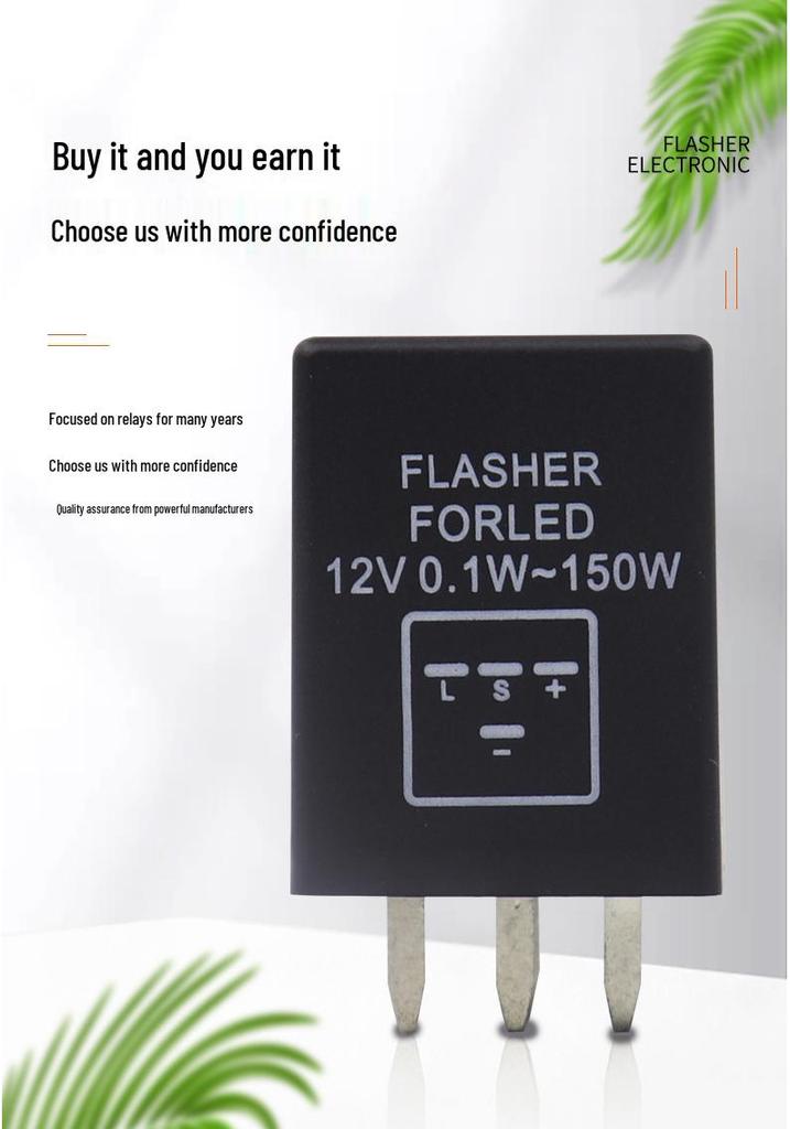 EP29 4-Pin Automotive LED Flasher Relay