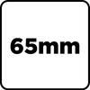 Brzeszczot do urządzenia wielofunkcyjnego, do cięcia wgłębnego, 10TPI, HCS, 65 mm