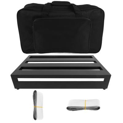 Guitar Pedal Board Aluminum Alloy Portable Extra Large Guitar Effect Pedalboard Accessory with Bag