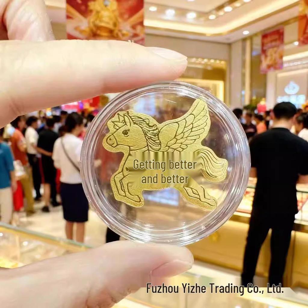 Year of the Horse Gold Phone Sticker 2026 - Brings Good Fortune and Wealth