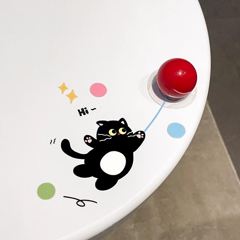 Cat Shaped Handheld Toilet Seat Cover Opener Ball Design Lid Lifter For Bathroom Hygienic Tool