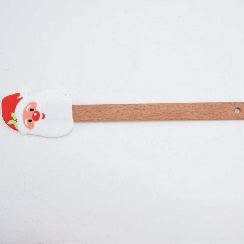 Christmas Theme Silicone Cream Scraper Set