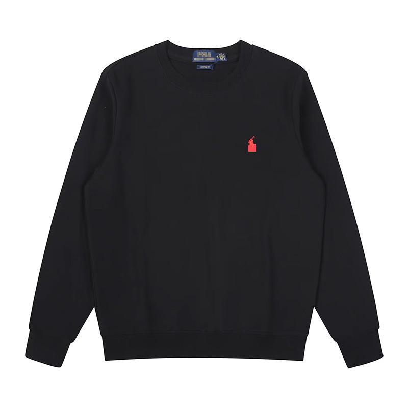 Unisex Pure Cotton Long-Sleeve Thin Autumn Casual Polo Hoodie - Solid Color