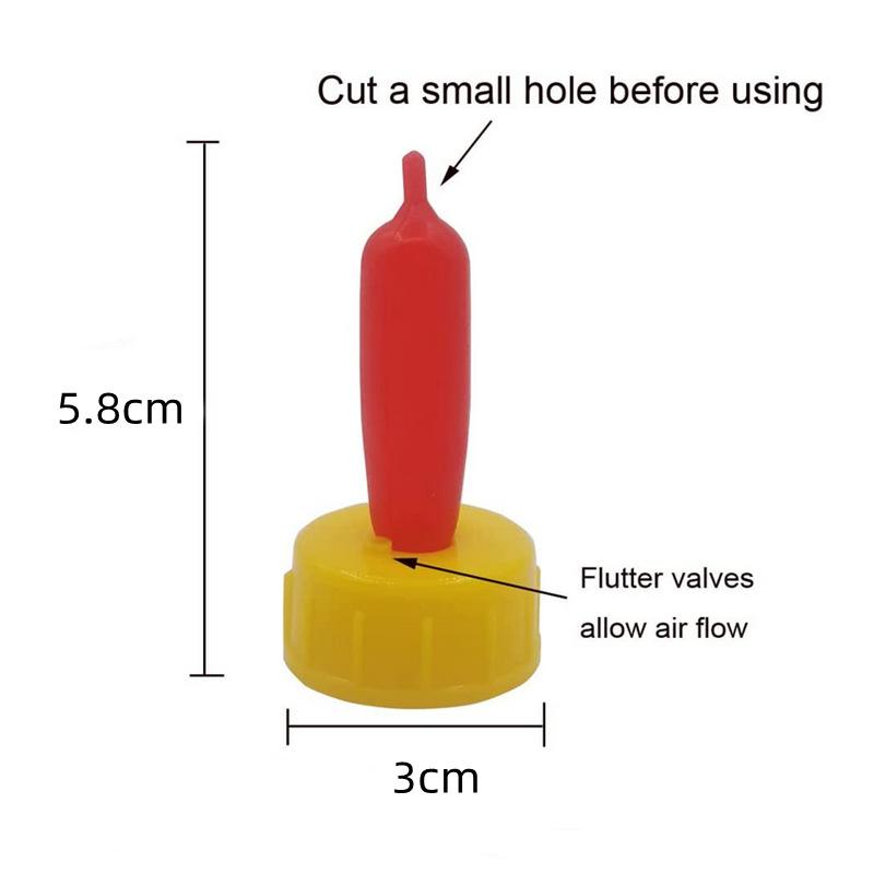 

2PCS Small Animal Milk Drink Nipples with Flutter Valves Soft Rubber Cow Calf Milk Drinking Nipple for Goats Lambs Sheep Piglet