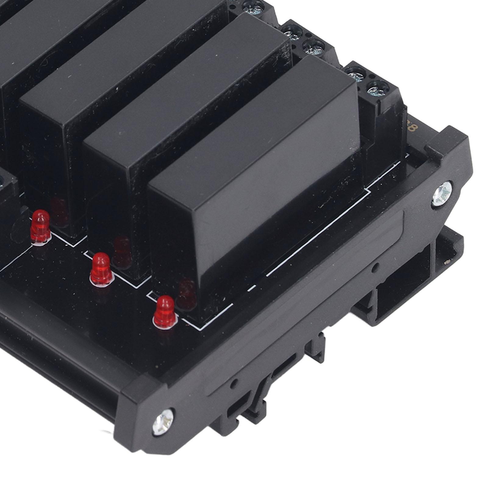 

Solid State Relay Module DIN Rail Installation 8 Channel Solid State Relay 3‑32VDC Input 5‑8A 24‑480VAC Load