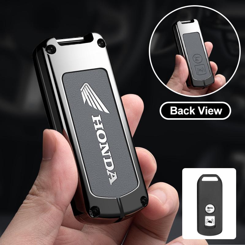 Zinc Alloy Leather For Honda Sh125 Forza 350 250 750 ADV 150 XADV SH150i SH300 150 PCX XAV Car Remote Key Protection Cover Shell