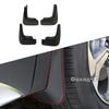 Car Plastic Fender Soft Mudguard Protection Flap Splash Mud Guard Frame 4PCs For Hyundai Santa Fe SantaFe   -2024