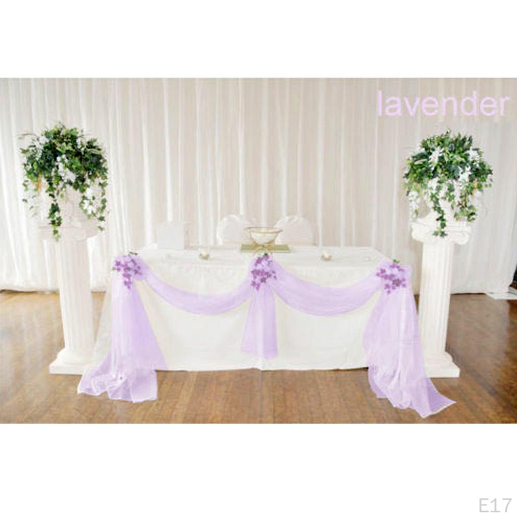 Fabric Bowknot Tulle Party Wedding Table