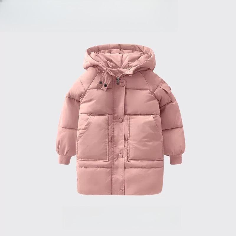 Winter Children's Jackets, Down Cotton-padded Jackets for Boys and Girls, Korean Version of The Mid-length Thickened Warmth