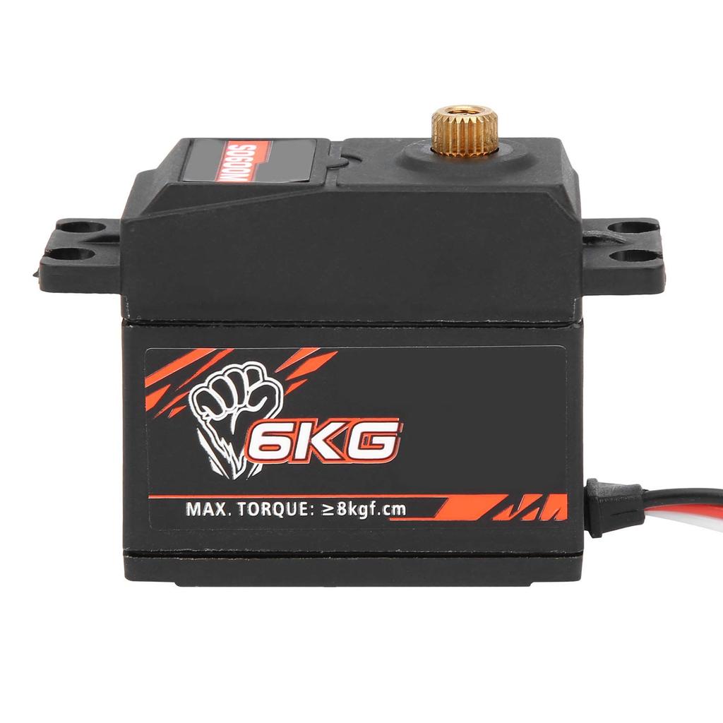 High-precision, Reliable S0600M 6KG Black Metal Gear Digital Servo for 1:10 Scale High-speed Cars.