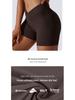 Women's High Waist Seamless Yoga and Running Shorts with Peach Lift