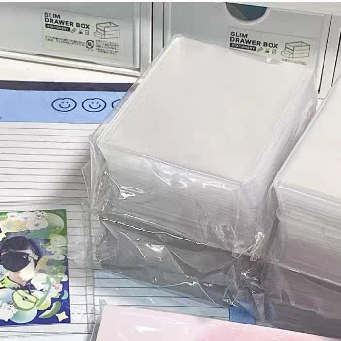 Clear Photocard Protector: Anti-Scratch, Hard Plastic Sleeve, 40 Microns, Double-Sided Lamination