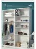 Nail-Free Retractable Storage Shelf for Closet, Kitchen, Dorm, Cabinet, or Bathroom 