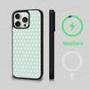 Luxury Polka Dots Phone Case Magnetic Case For IPhone 16 14 13 12 11 15 Pro Max Plus For Magsafe Wireless Charge Cover