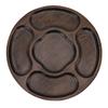 Wooden Tray Divided Serving Tray for Appetizers Snacks Veggie Platter Decorative Sectional Platter for Party Buffet B