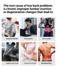 Back Stretcher Adjustable Height Massager for Waist Neck Fitness Lumbar Cervical Spine Cervical Spine Support Massager Equipment