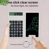 Przenośny kalkulator z notatnikiem, 12-cyfrowy wyświetlacz, duży wyświetlacz, zasilany akumulatorem, inteligentny kalkulator biurkowy