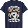 You Shall Not PSPSPS Funny Wizard Cat Fantasy Art T-Shirt
