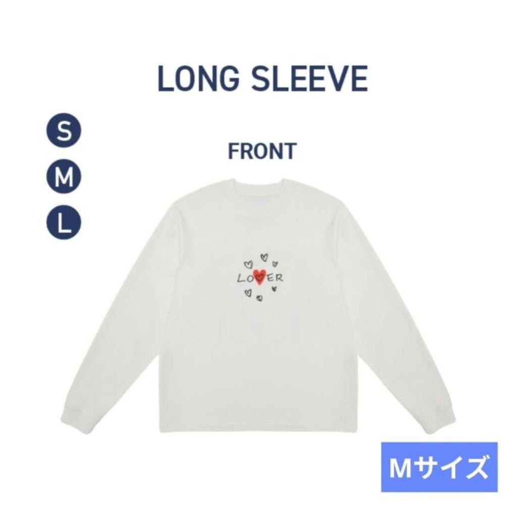 [USED] TXT SANCTUARY POPUP Long Sleeve T-Shirt, Size M, White