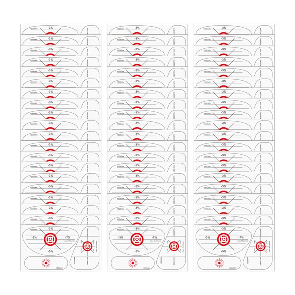 60 Pieces Golf Impact Tape Improve Swing Accuracy Consistency Analysis Equipment, Golf Accessories, Golf Stickers Training Aid