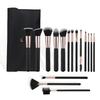 16 Makeup Brushes Set, Full Set of Makeup Artist-specific Wooden Handle Fiber Hair Professional Makeup Blush Foundation Brush