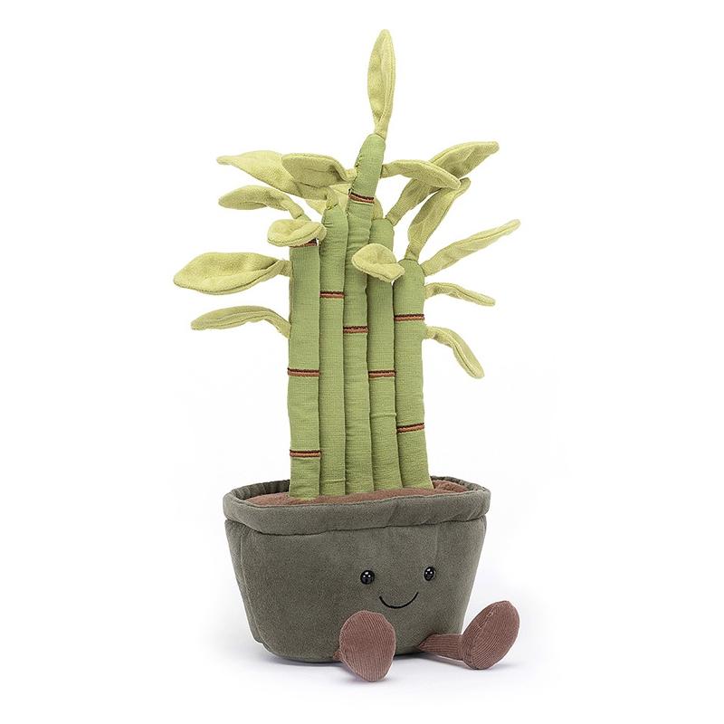 JELLYCAT Plant Series Funny Bamboo Potted Cute Doll Plush Doll 30cm High