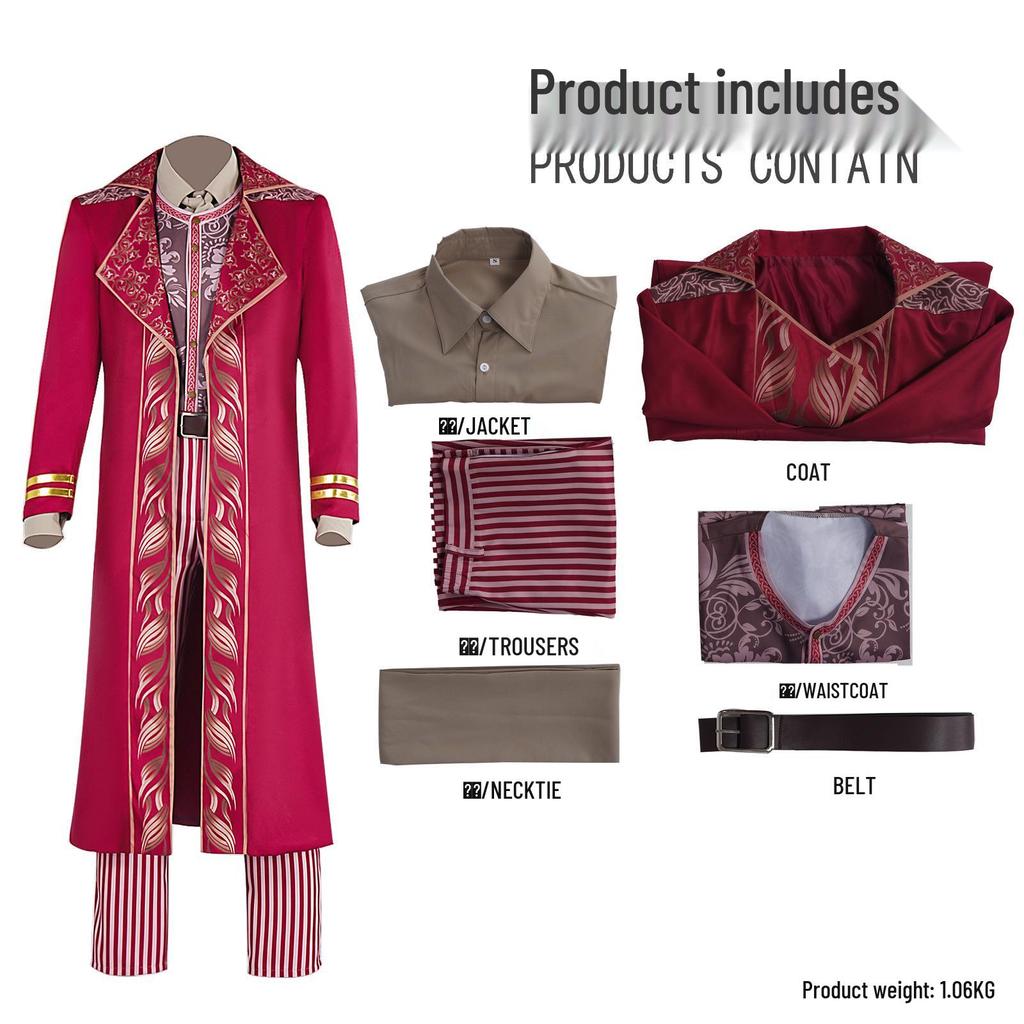 Vintage Medieval Court Tailcoat Punk Cosplay Costume