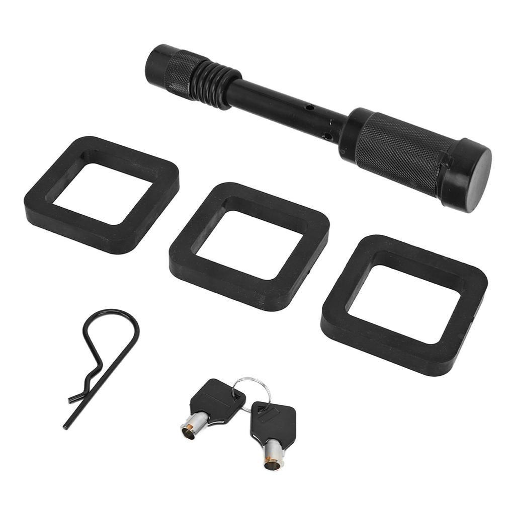 5 8in Trailer Hitch Locking Pin with Waterroof Dustproof Rubber Cover Painted Surfaces for RV Truck Campers